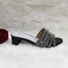 ⁦Crystal thick heel shoes⁩ - الصورة ⁦5⁩